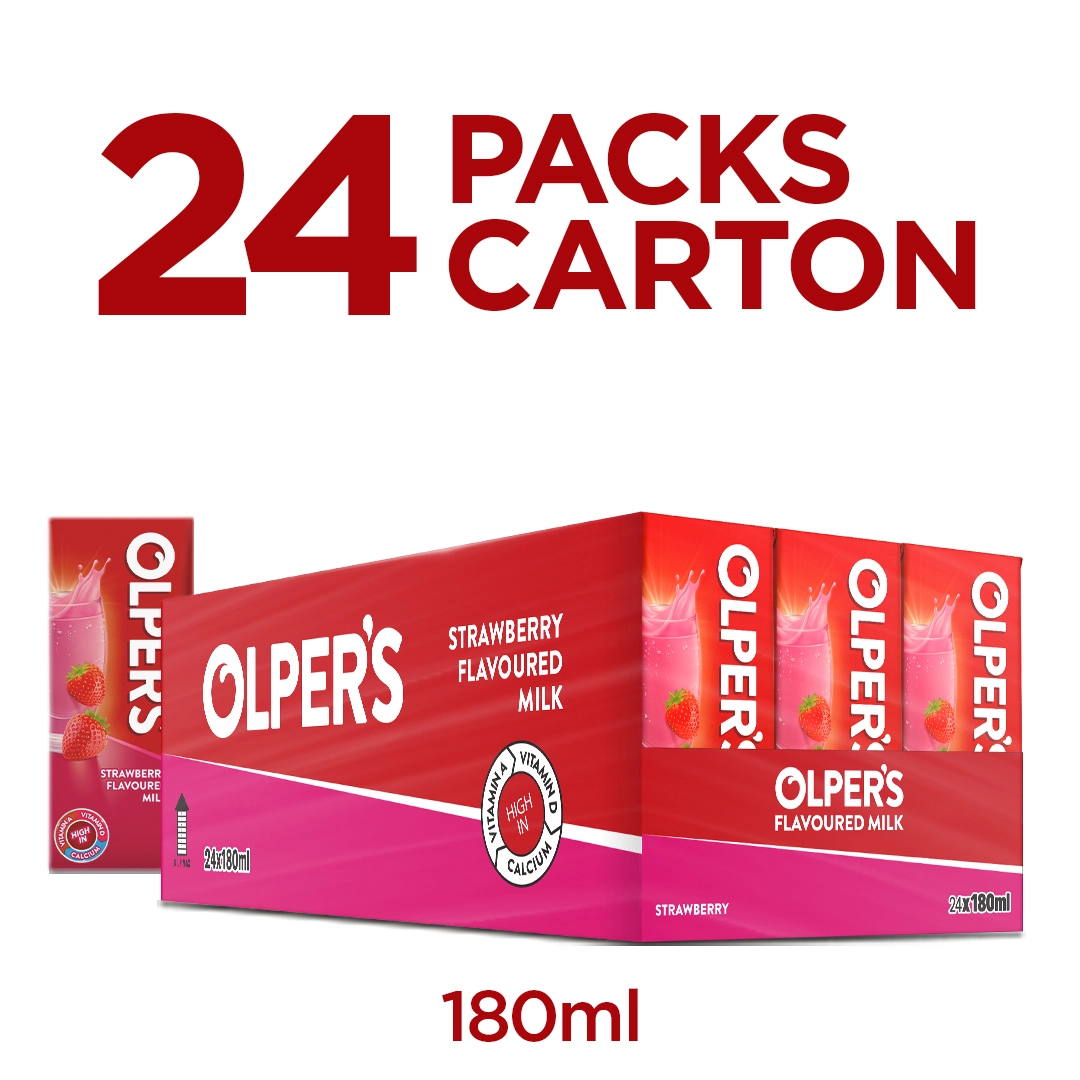 Olpers Flavored Milk 180ml Strawberry 24PCs-carton